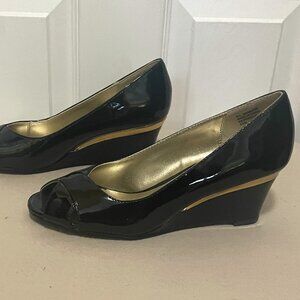 Peep Toe Pump Wedge - 6.5M